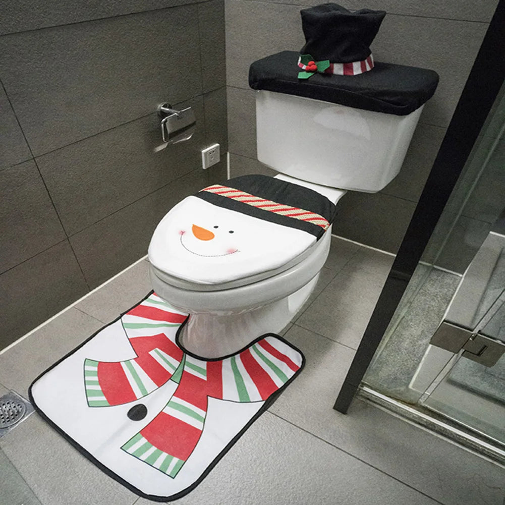 Christmas Toilet Seat Cover