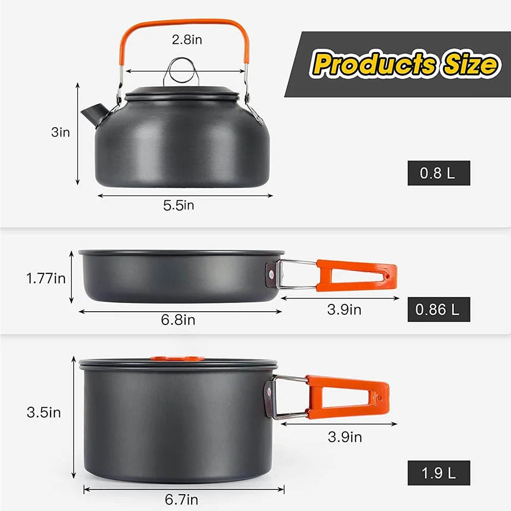 Camping Cooking Set Cookware