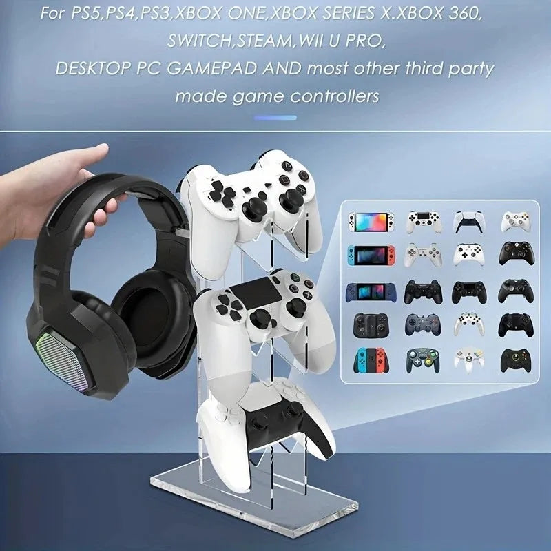 3-Layer Controller Holder & Headphone Holder