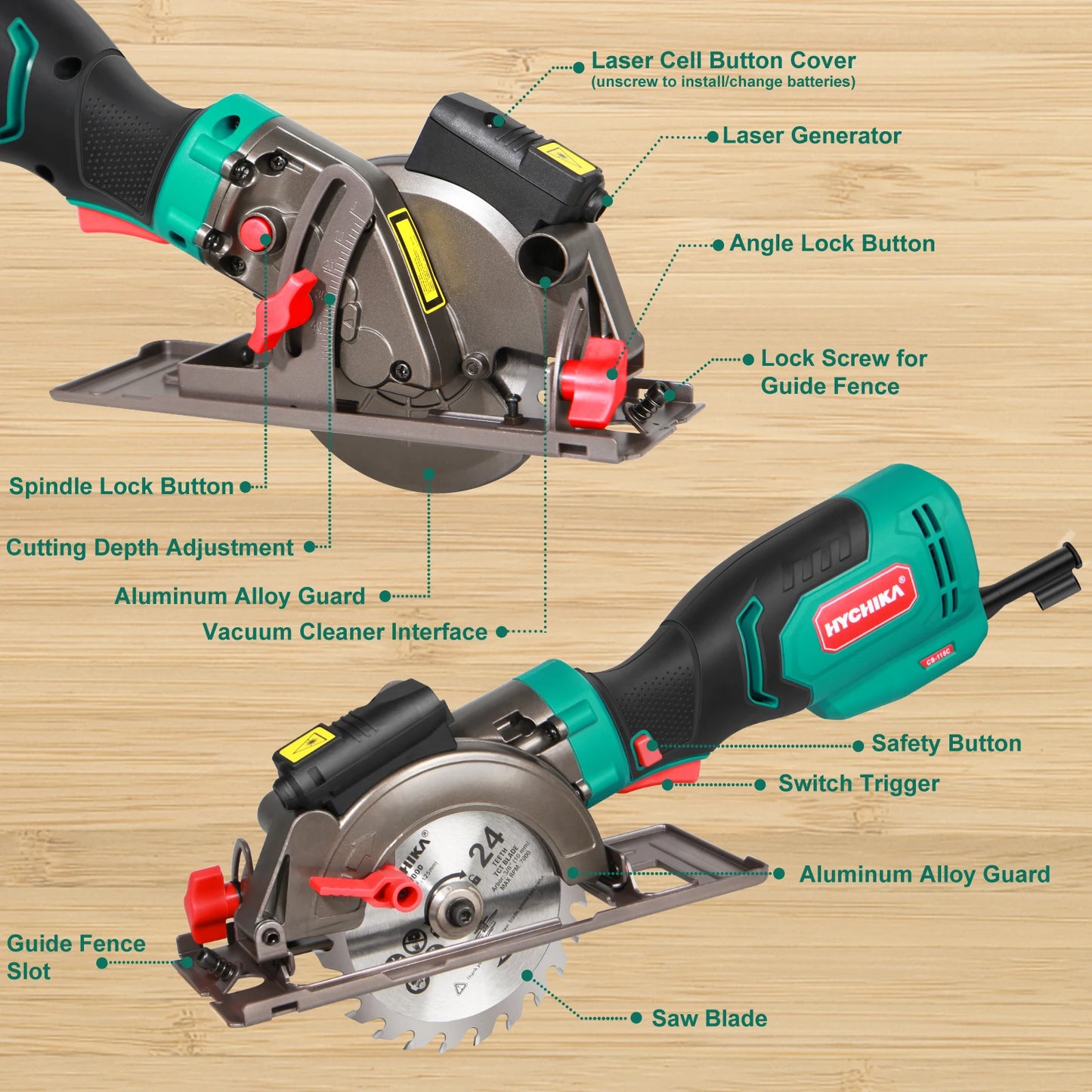 HYCHIKA 750W Circular Saw