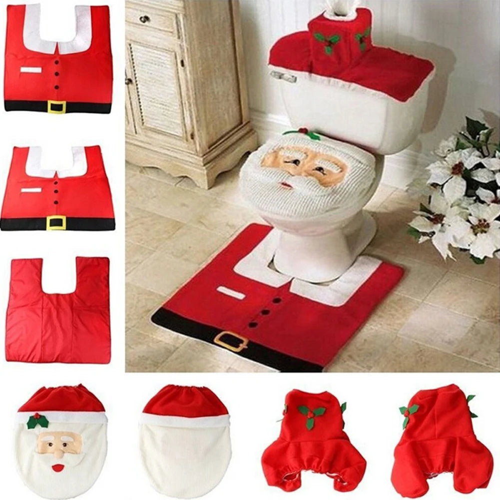 Christmas Toilet Seat Cover