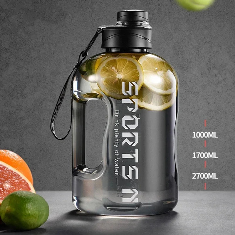 1.7L/2.7L Sports Water Bottle