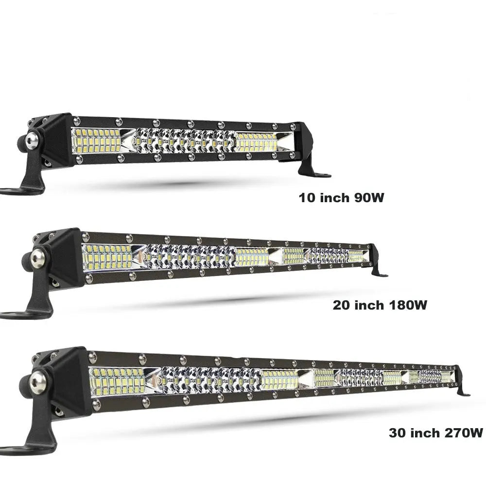 LED Spot & Flood Light Bar – 12V/24V