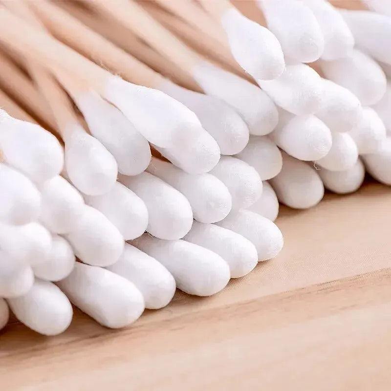 200PCS Wooden Double-Ended Cotton Swabs